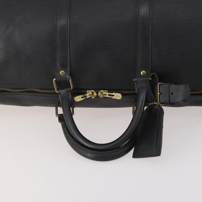 Louis Vuitton Keepall Bag Epi Leather, Black, Leather, Travel Bag