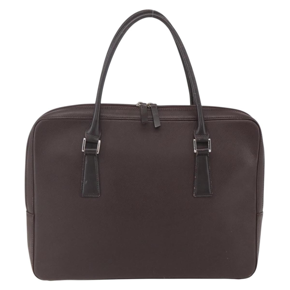 Burberry Vintage Handbag Leather, BROWN, LEATHER, Handbag