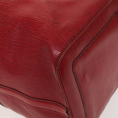 Louis Vuitton Keepall Bag Epi Leather, RED, LEATHER, Travel bag