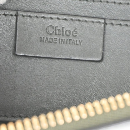 Chloe Roy Shoulder Bag Leather, Black, Suede, Shoulder Bag