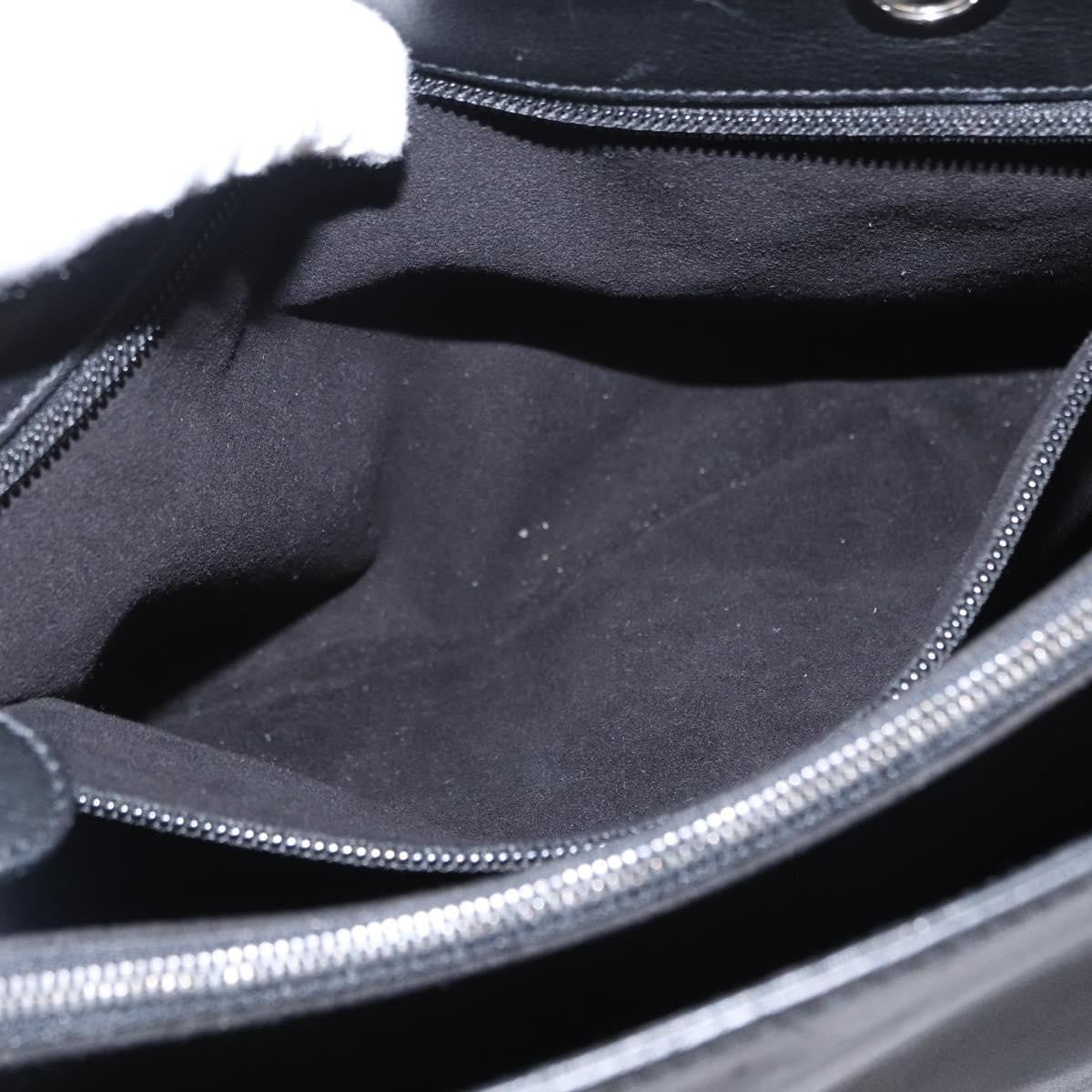 Salvatore Ferragamo Gancini Tote Leather, BLACK, LEATHER, Tote bag