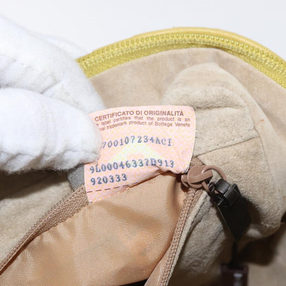 Bottega Veneta Vintage handbag Leather, YELLOW, LEATHER, Handbag