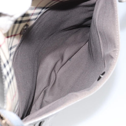 Burberry Nova check Shoulder bag Canvas and Leather, BEIGE, CANVAS, Shoulder bag