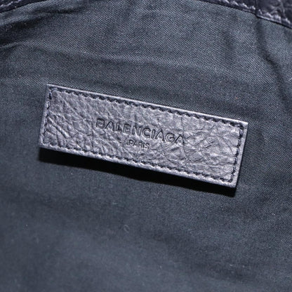 Balenciaga Classic City Clip Pouch Leather, BLACK, LEATHER, Clutche & pouche