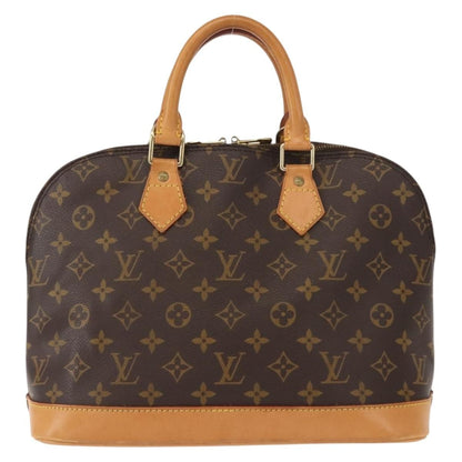 Louis Vuitton Alma Handbag Monogram Canvas, BROWN, CANVAS, Handbag