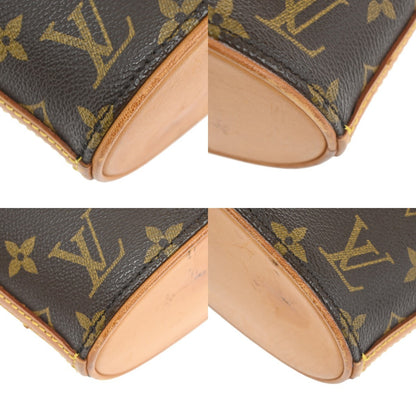 Louis Vuitton Drouot Handbag Monogram Canvas, BROWN, CANVAS, Shoulder bag