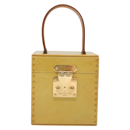 Louis Vuitton Bleecker Box Bag Monogram Vernis, BEIGE, PATENT_LEATHER, Clutche & pouche
