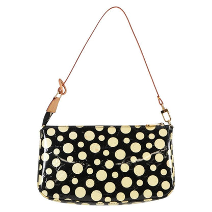 Louis Vuitton Pochette Accessoires Yayoi Kusama Painted Dots Monogram vernis, BLACK, PATENT_LEATHER, Clutche & pouche