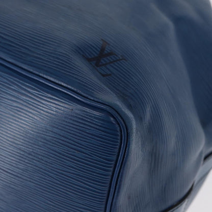 Louis Vuitton Petit Noe Handbag Epi Leather, BLUE, LEATHER, Shoulder bag