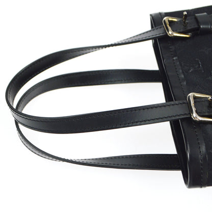 Louis Vuitton Bucket Bag Monogram Satin, BLACK, SATIN, Handbag