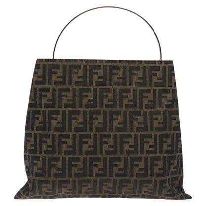 Fendi Zucca Tote bag FF motif, BROWN, CANVAS, Tote bag