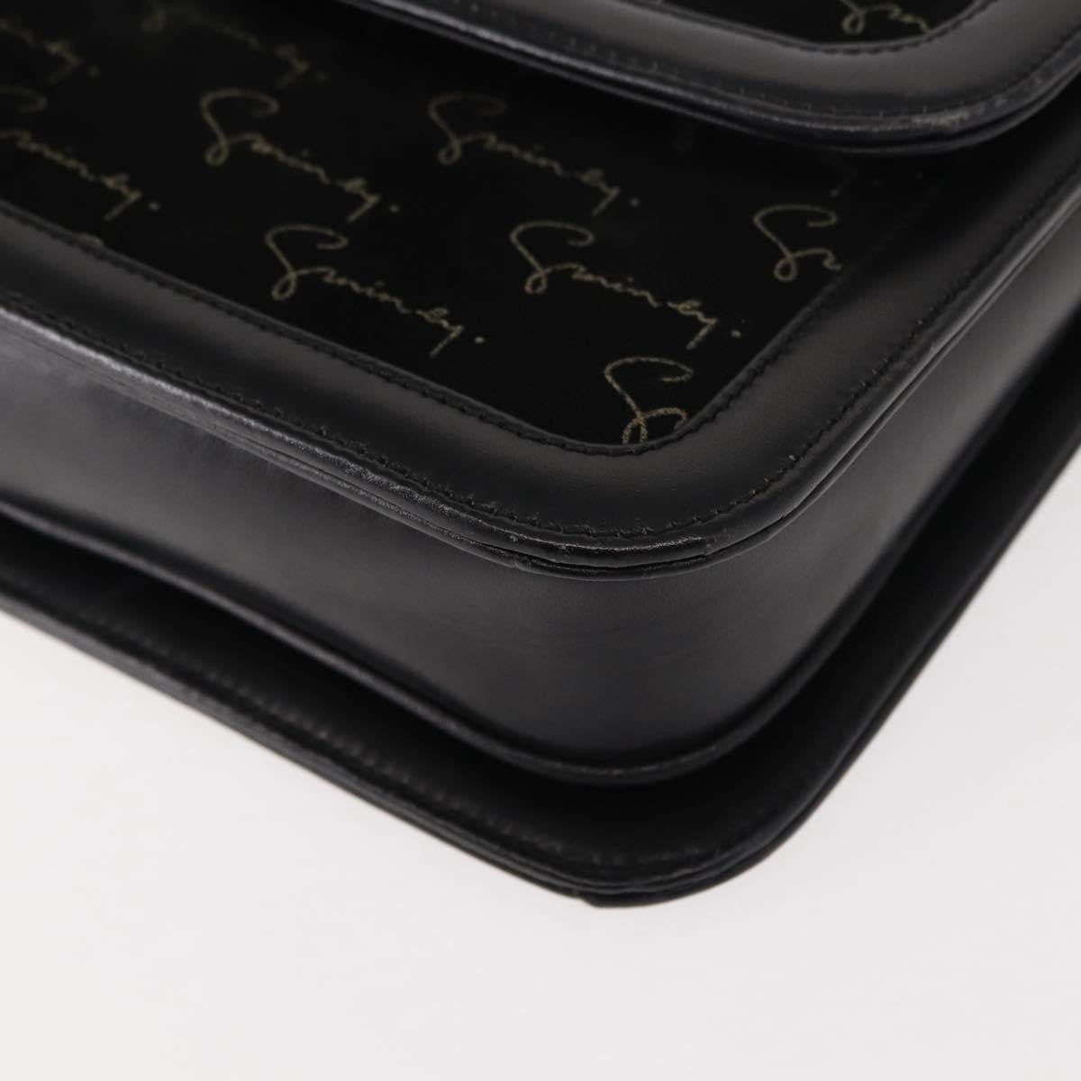 Givenchy Vintage 4G shoulder bag Suede, BLACK, SUEDE, Shoulder bag