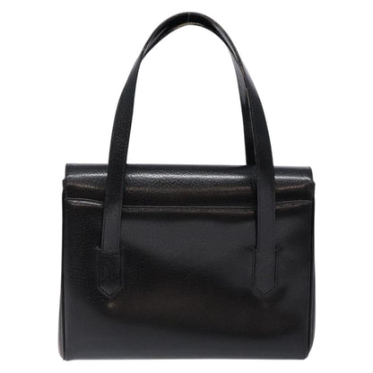 Gucci Vintage Handbag Leather, BLACK, LEATHER, Handbag