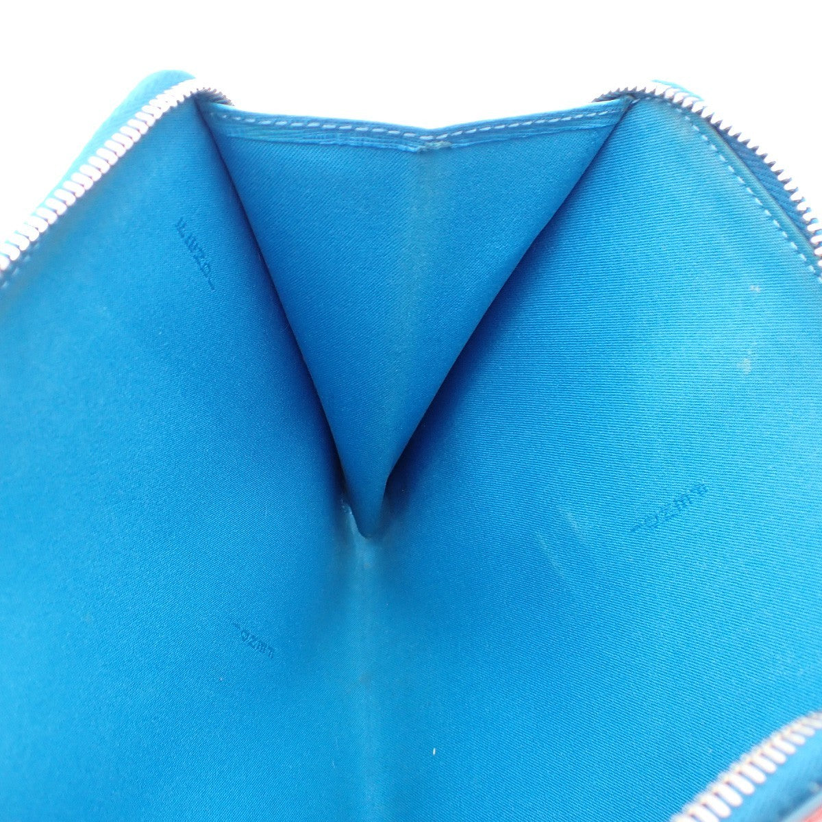 Fendi Monster Clutch Leather, BLUE, LEATHER, Clutche & pouche