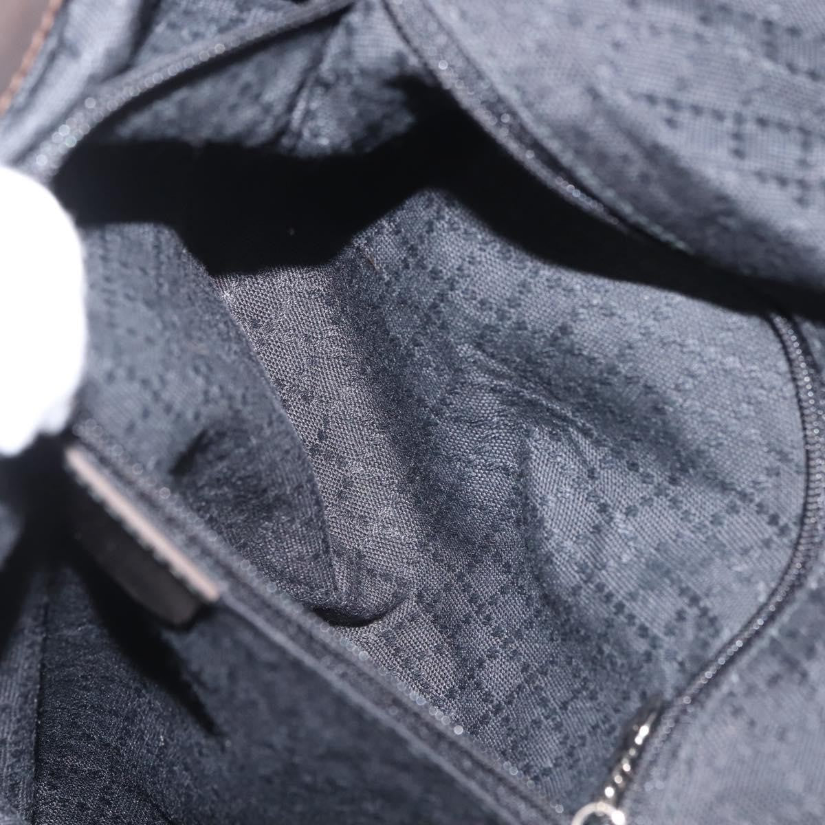 Gucci Sherry bamboo Shoulder Bag Nylon, KHAKI, NYLON, Shoulder bag