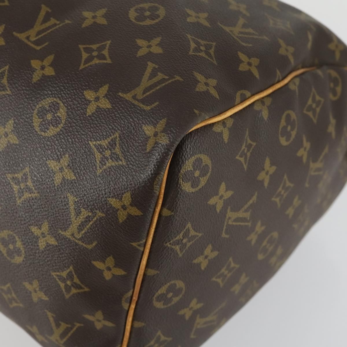 Louis Vuitton Keepall Bag Monogram Canvas, BROWN, CANVAS, Travel bag