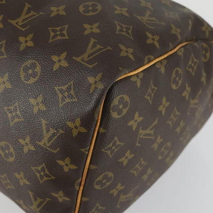 Louis Vuitton Keepall Bag Monogram Canvas, BROWN, CANVAS, Travel bag