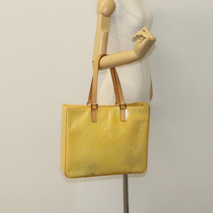 Louis Vuitton Columbus Handbag Monogram Vernis, YELLOW, PATENT_LEATHER, Handbag