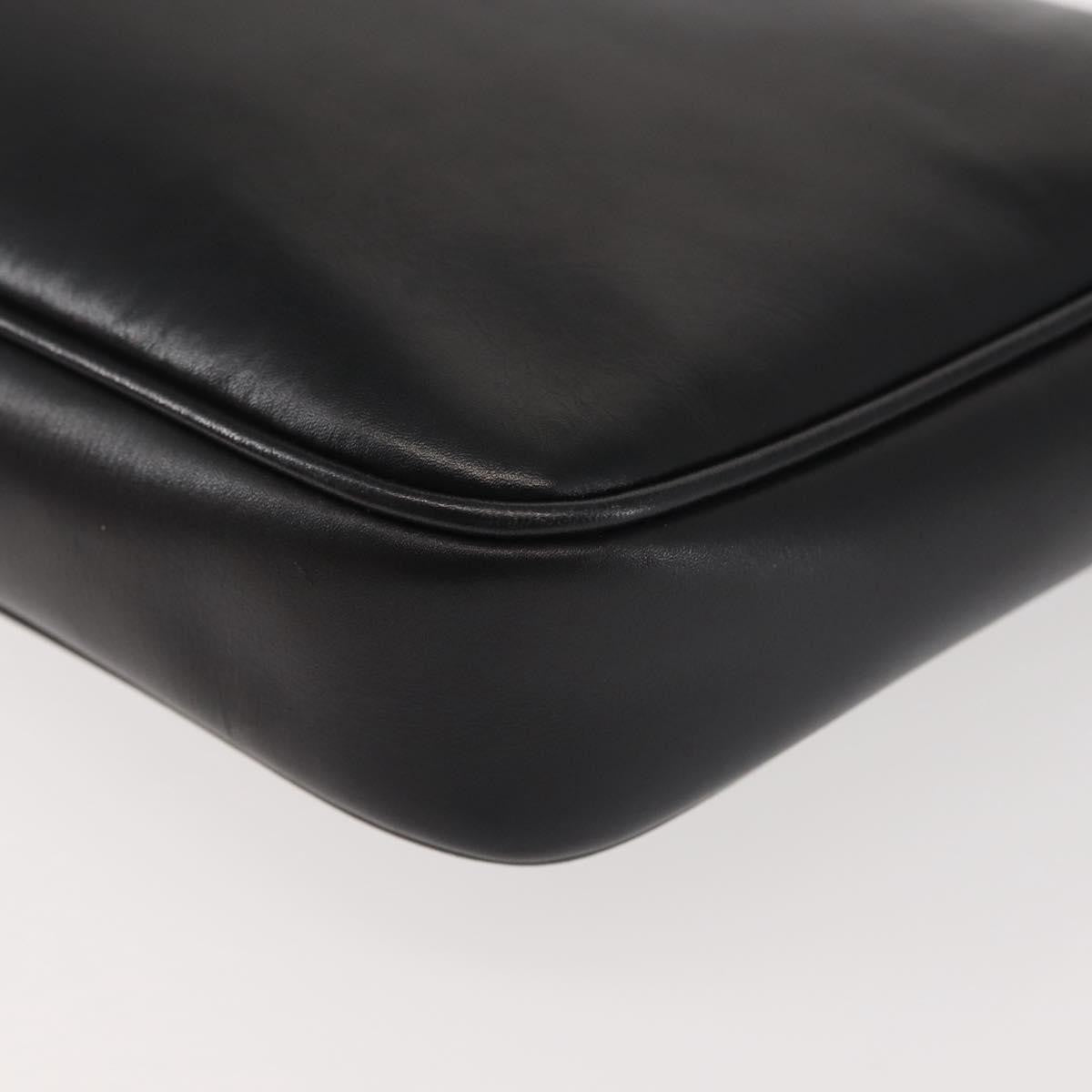 Salvatore Ferragamo Vala Shoulder Bag Leather, BLACK, LEATHER, Shoulder bag