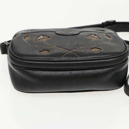 Gucci Vintage Shoulder Bag Leather, BLACK, LEATHER, Shoulder bag