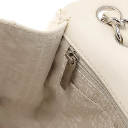 Chanel Reissue 2.55 Flap Bag Leather, WHITE, LEATHER, Shoulder bag