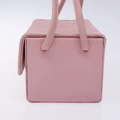 Fendi Classic Box Bag Leather, PINK, LEATHER, Handbag