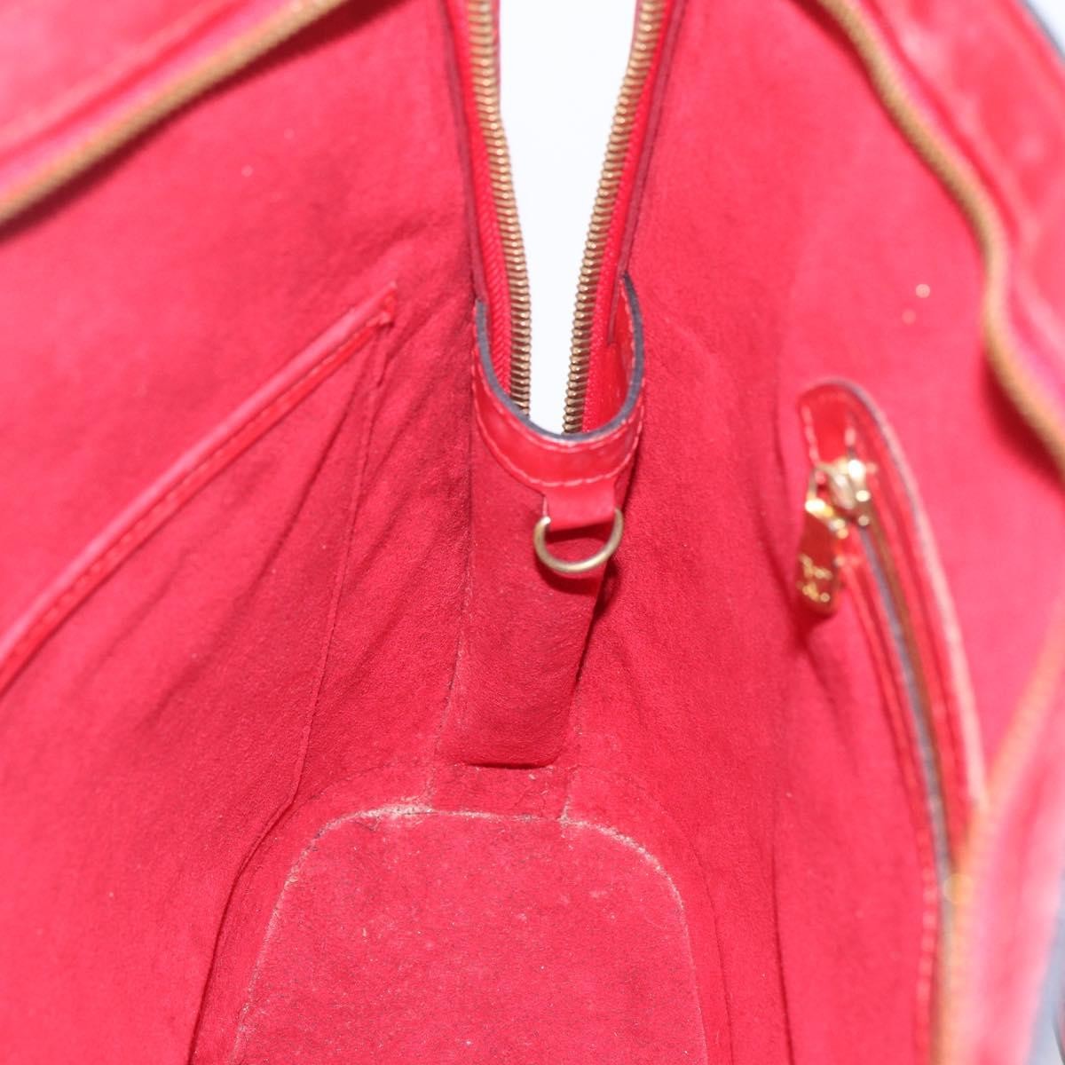 Louis Vuitton Lussac Handbag Epi Leather, RED, LEATHER, Shoulder bag