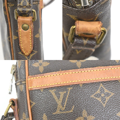 Louis Vuitton Danube Handbag Monogram Canvas, BROWN, LEATHER, Shoulder bag