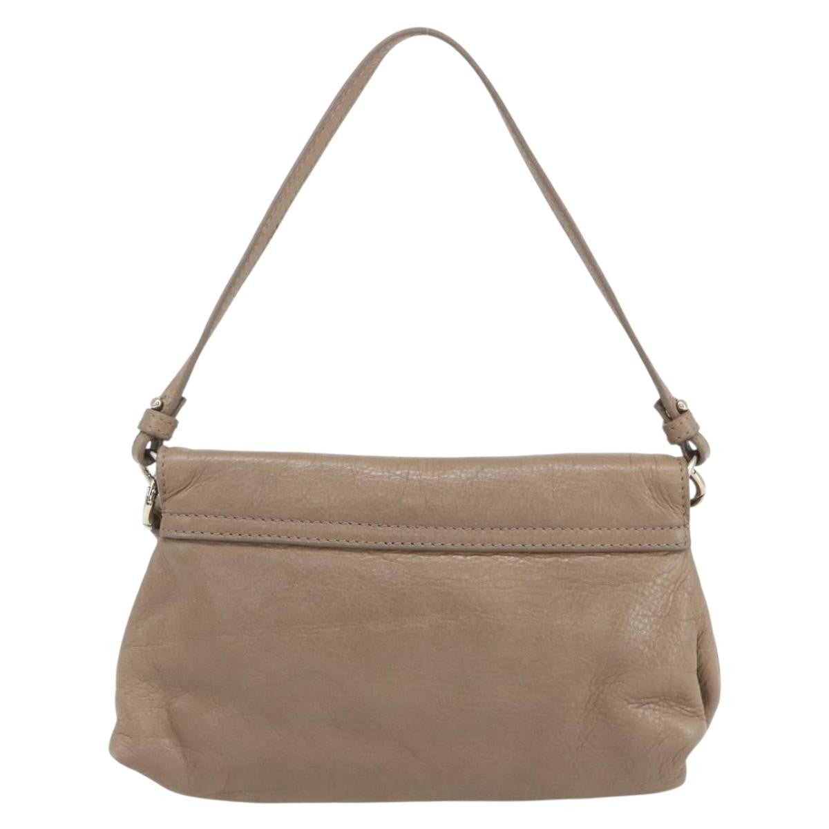 Chloe Lily Handbag Leather, BEIGE, LEATHER, Handbag