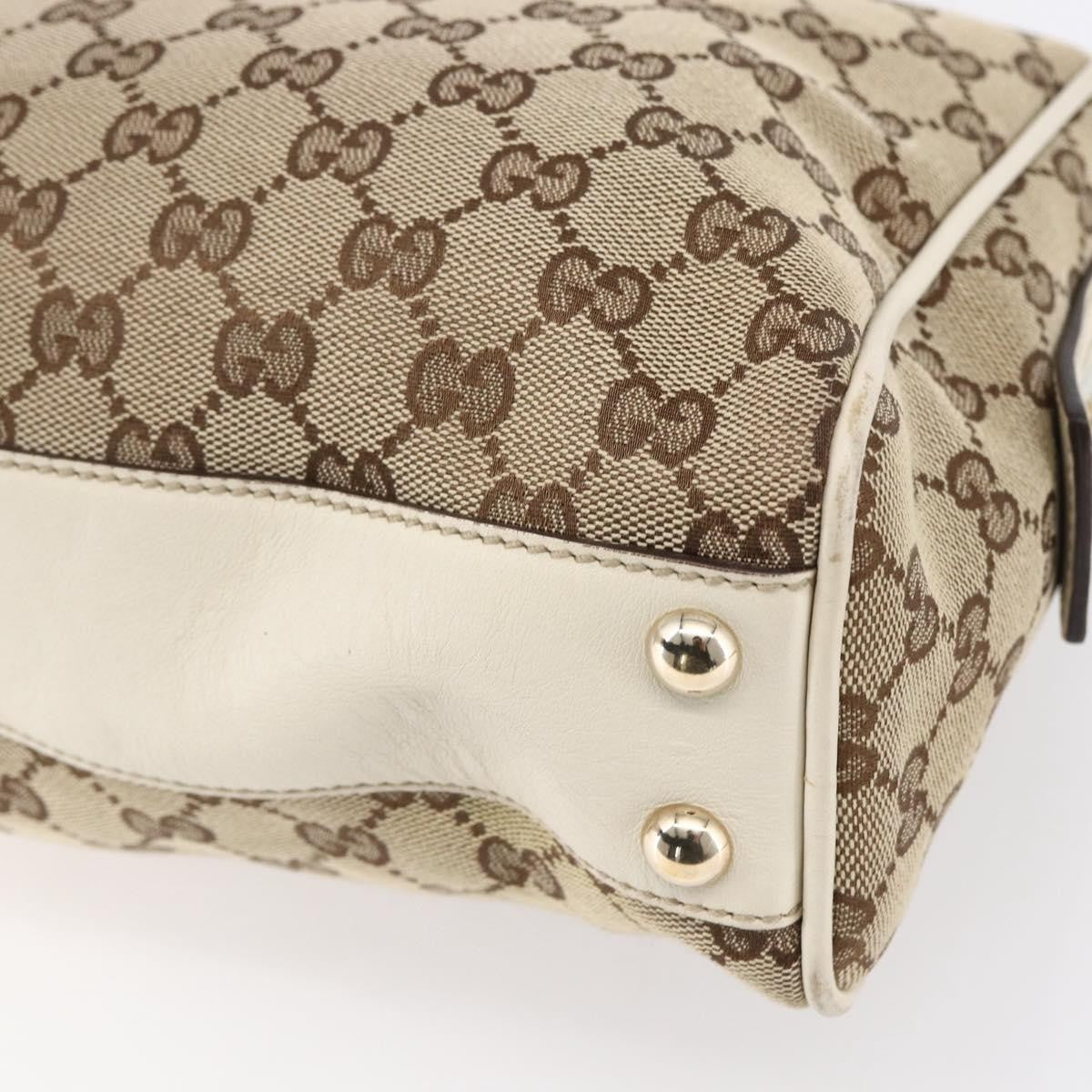 Gucci New Britt Boston Bag GG Canvas, BEIGE, CANVAS, Travel bag