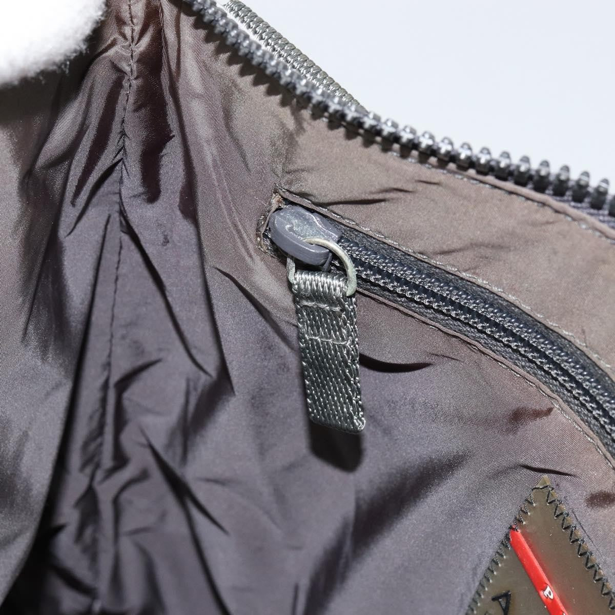 Prada Vintage Sport Shoulder bag Nylon, GRAY, NYLON, Shoulder bag