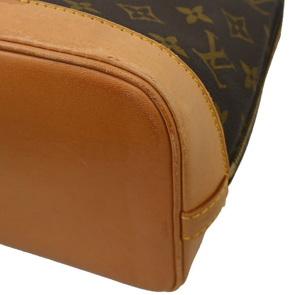 Louis Vuitton Alma Handbag Monogram Canvas, BROWN, CANVAS, Handbag