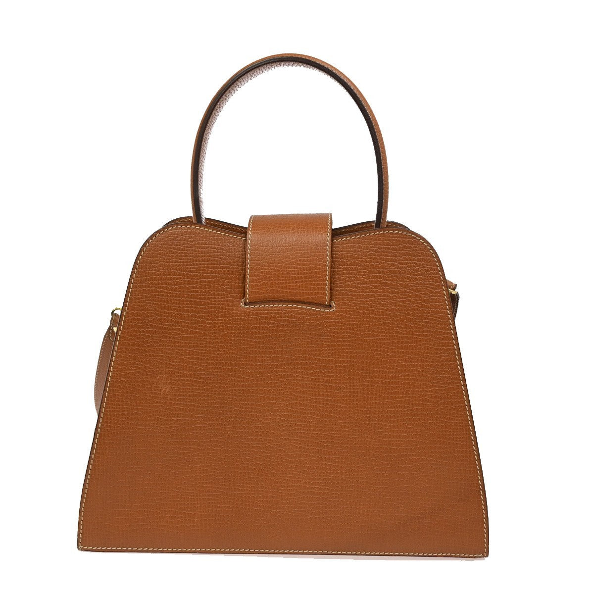 Loewe Turn Lock Leather, BROWN, LEATHER, Handbag