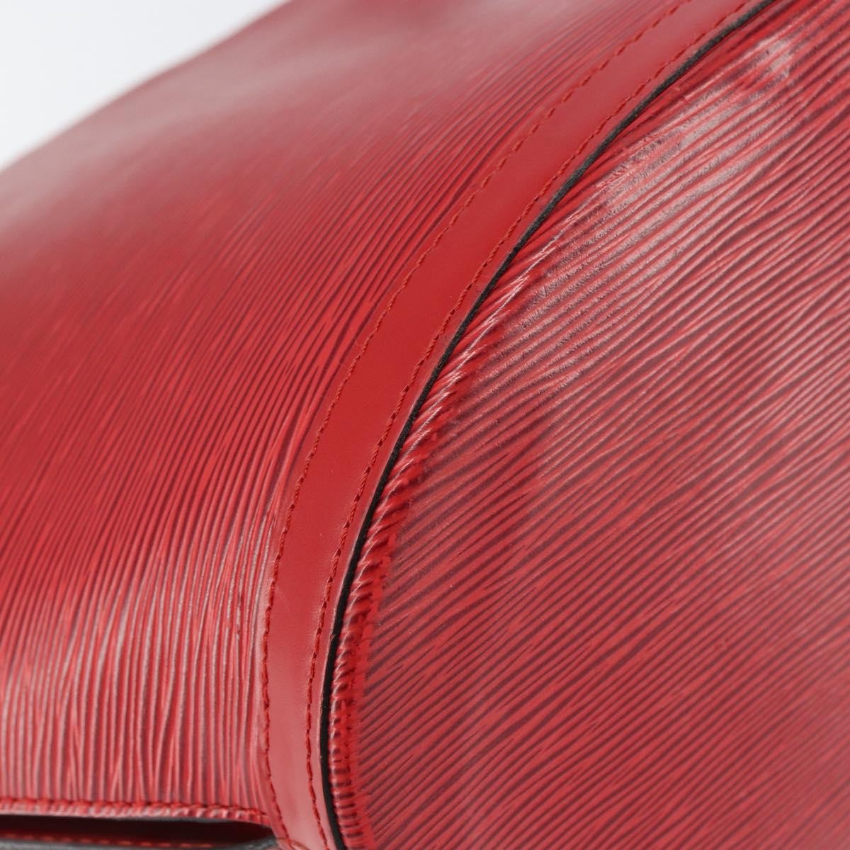 Louis Vuitton Saint Jacques Handbag Epi Leather, RED, LEATHER, Shoulder bag