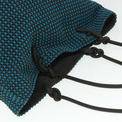 Bottega Veneta Beak Shopper Tote Nylon, BLUE, NYLON, Tote bag