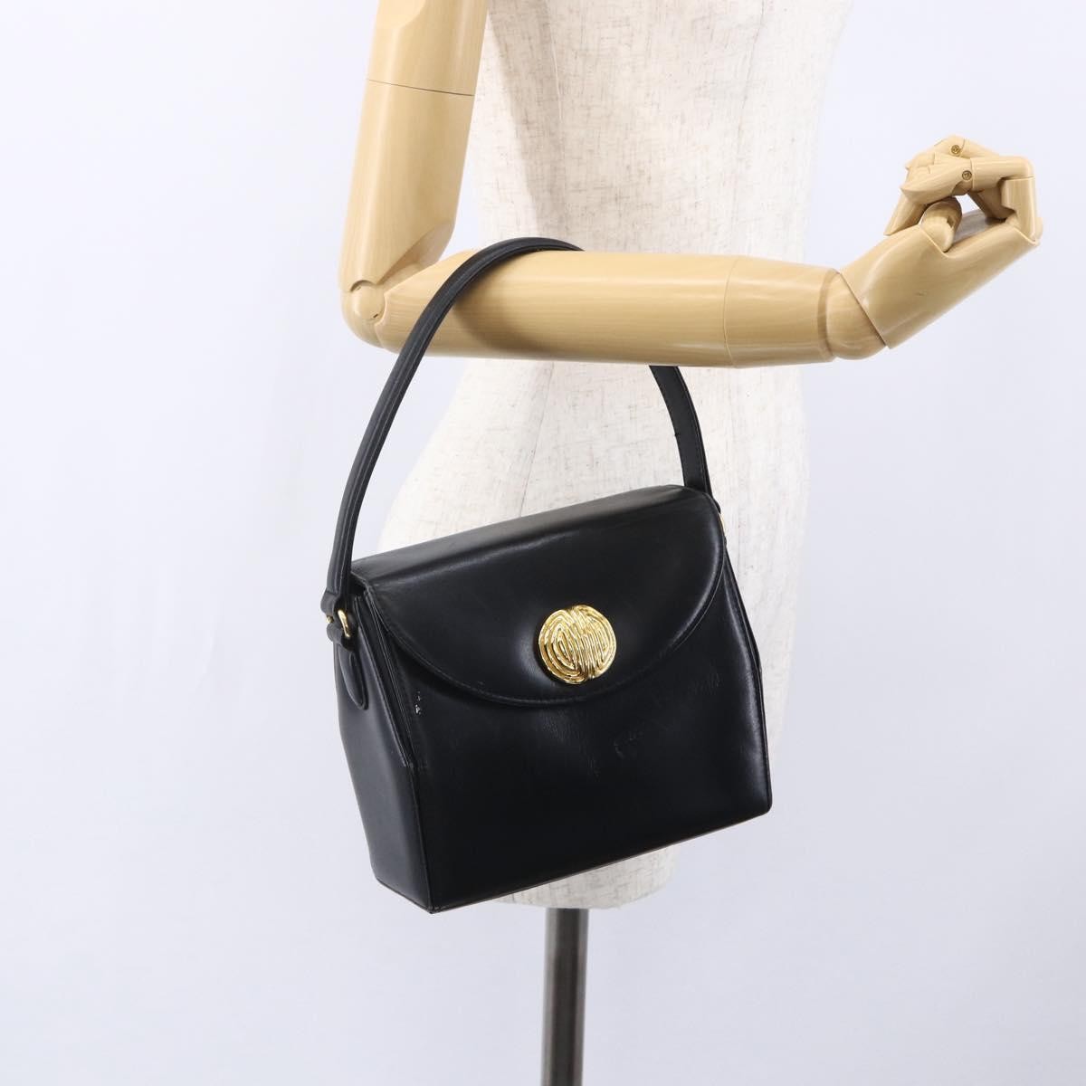 Givenchy Vintage Handbag Leather, BLACK, LEATHER, Handbag