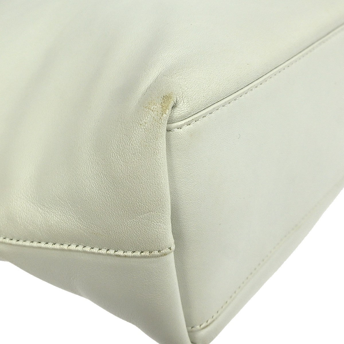 Christian Dior Malice handbag Leather, WHITE, LEATHER, Handbag