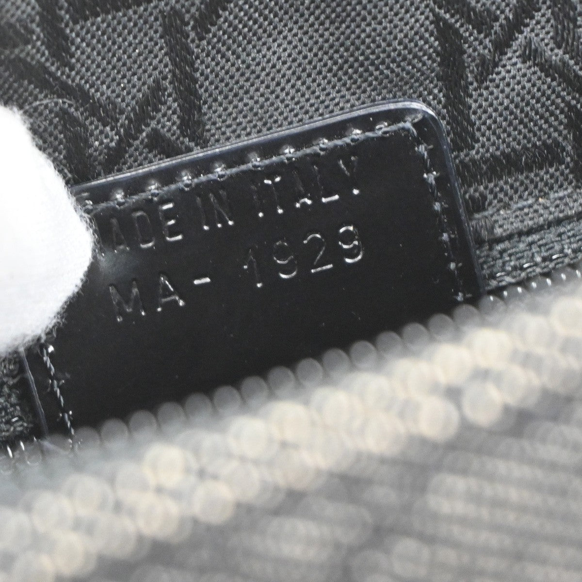 Christian Dior Vintage Lady Dior Bag Cannage Quilt Denim, BLACK, DENIM_JEANS, Handbag