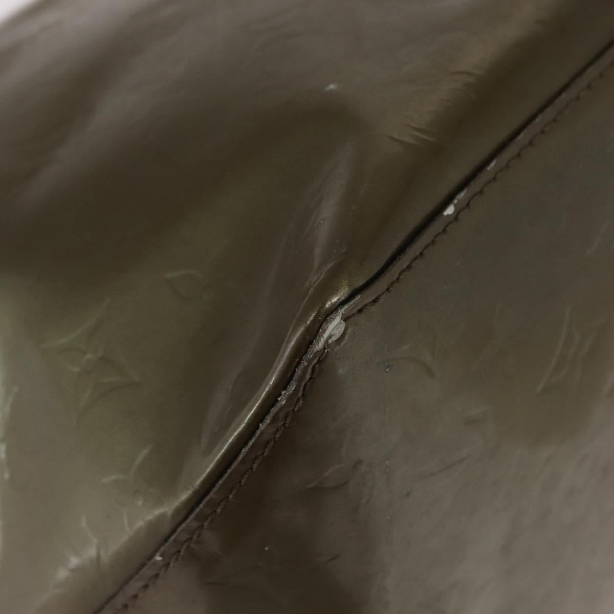 Louis Vuitton Bellevue Handbag Monogram Vernis, BROWN, PATENT_LEATHER, Tote bag