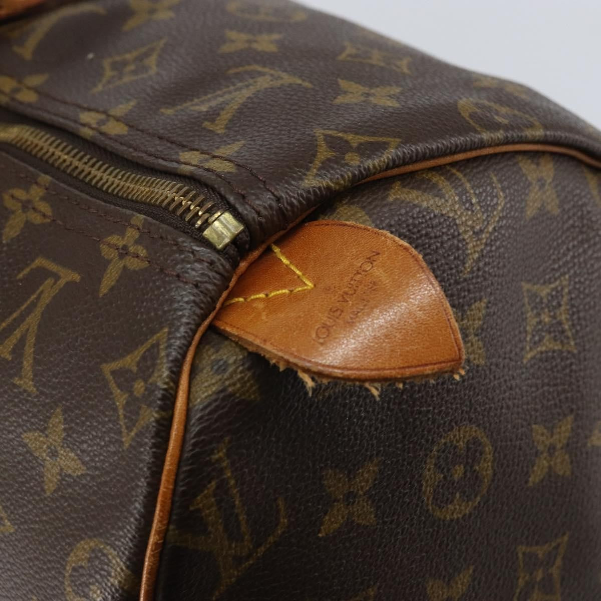 Louis Vuitton Speedy Handbag Monogram Canvas, BROWN, CANVAS, Handbag