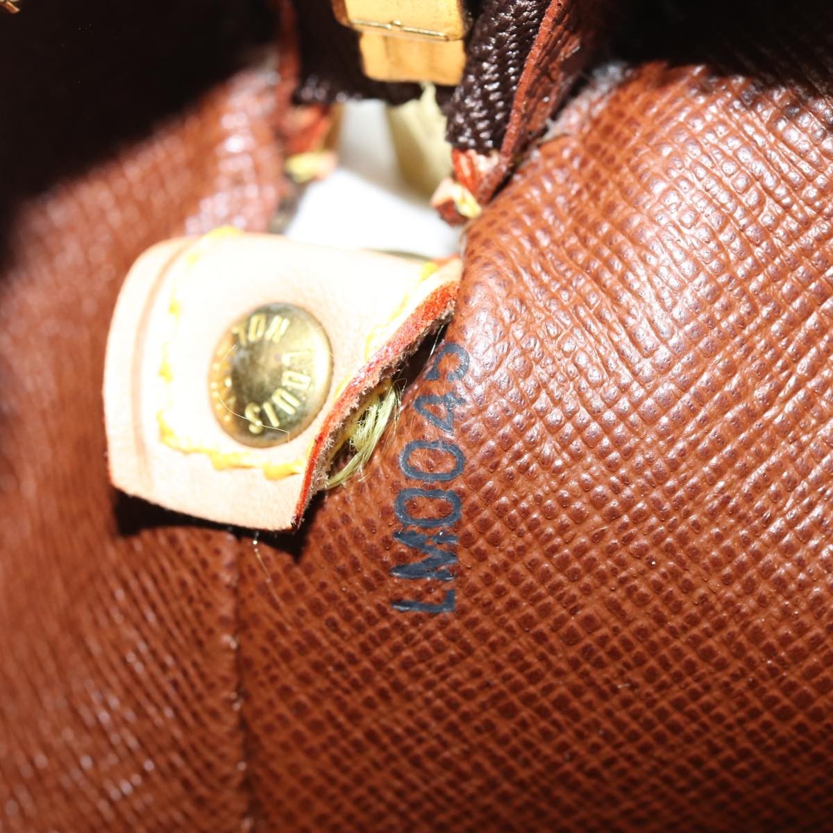 Louis Vuitton Drouot Handbag Monogram Canvas, BROWN, CANVAS, Shoulder bag