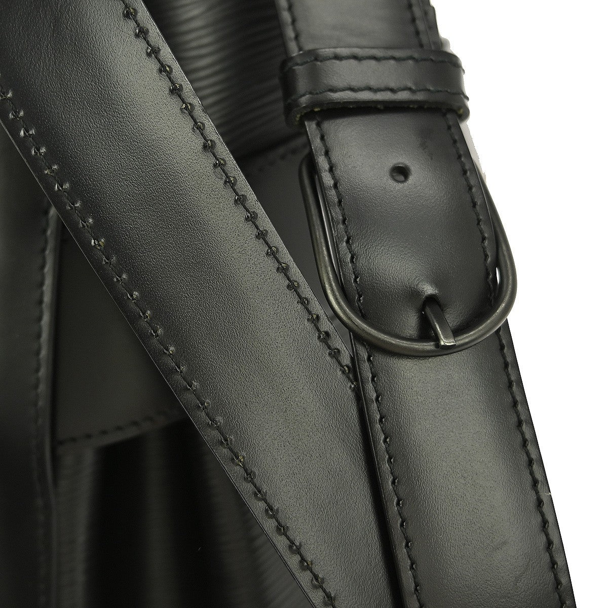 Louis Vuitton Vintage Sac d'Epaule Handbag Epi Leather, Black, Leather, Shoulder Bag
