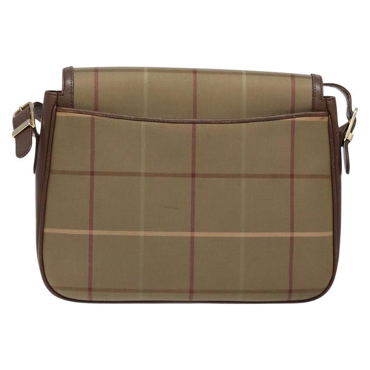Burberry Nova check Shoulder bag Canvas, BEIGE, CANVAS, Shoulder bag