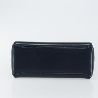 Gucci Vintage Convertible Box Crossbody Bag Leather, NAVY, LEATHER, Handbag