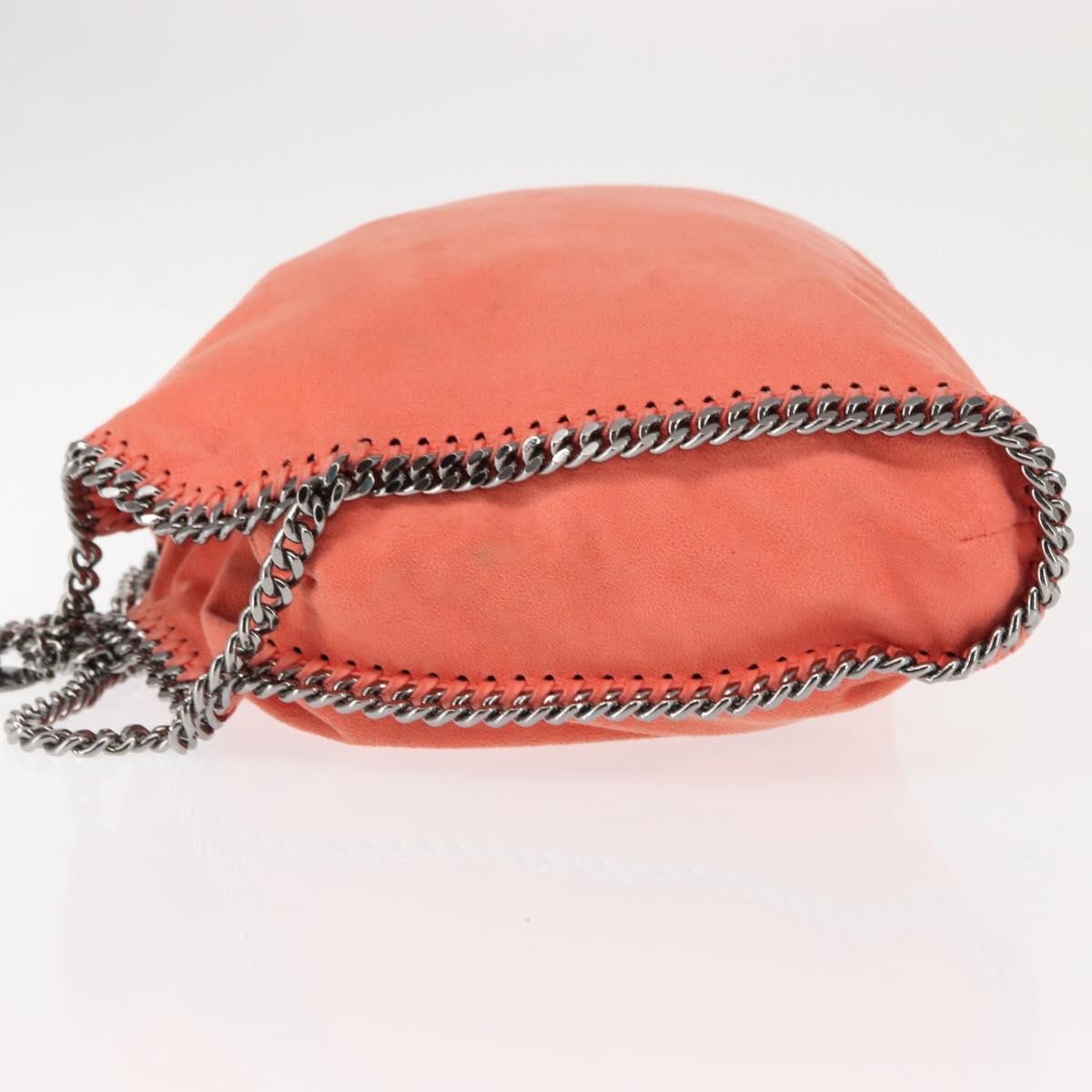 Stella McCartney Falabella Fold Over Crossbody Bag Suede, ORANGE, SUEDE, Crossbody bag
