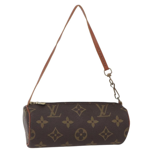 Louis Vuitton Papillon Pochette Monogram Canvas, BROWN, CANVAS, Clutche & pouche