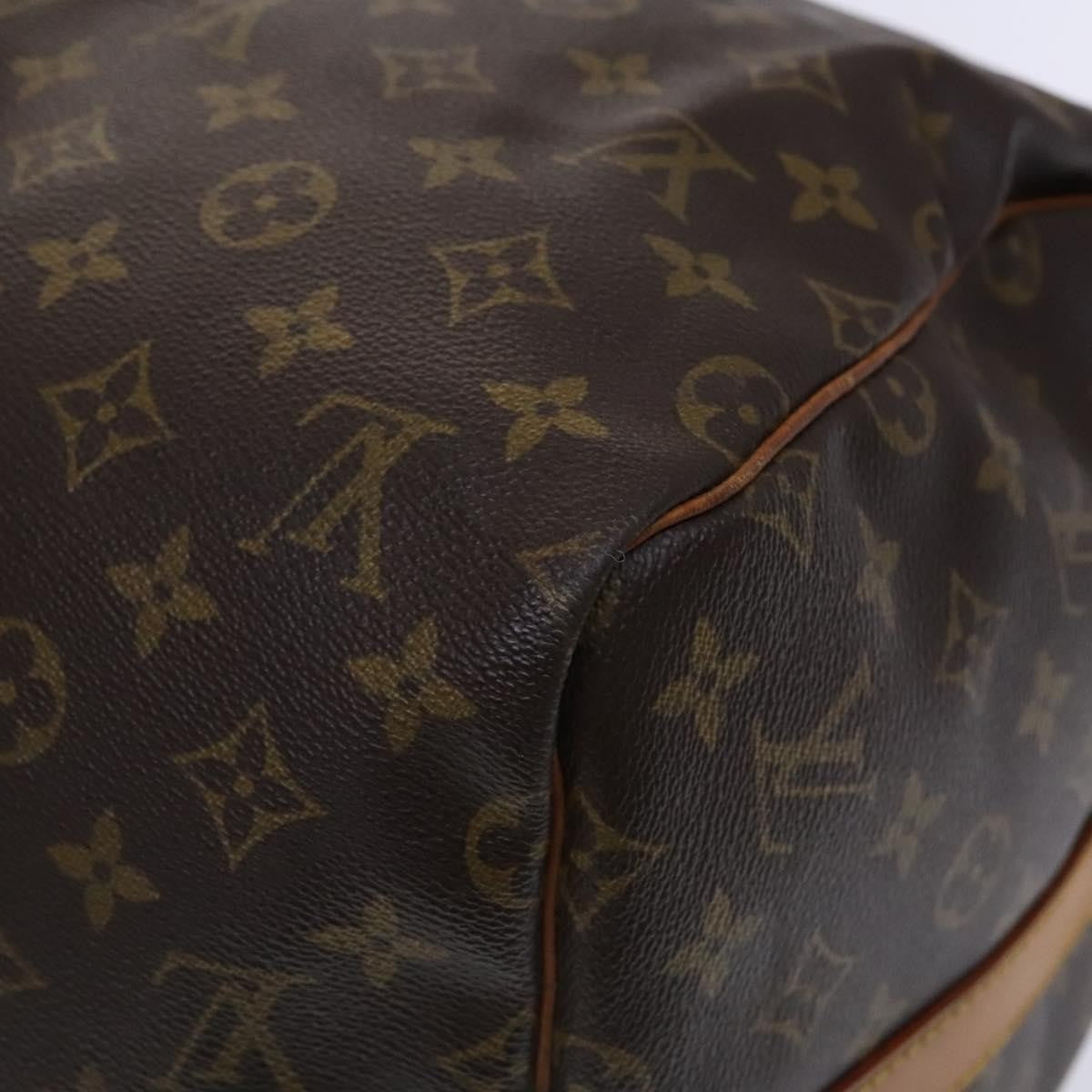 Louis Vuitton Keepall Bag Monogram Canvas, BROWN, CANVAS, Travel bag