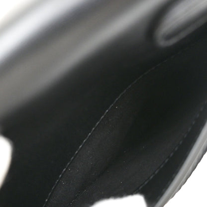 Christian Dior Saddle Belt Bag Leather, BLACK, LEATHER, Clutche & pouche