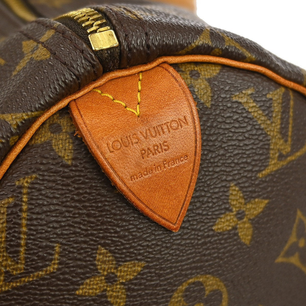 Louis Vuitton Speedy Handbag Monogram Canvas, Brown, Canvas, Handbag
