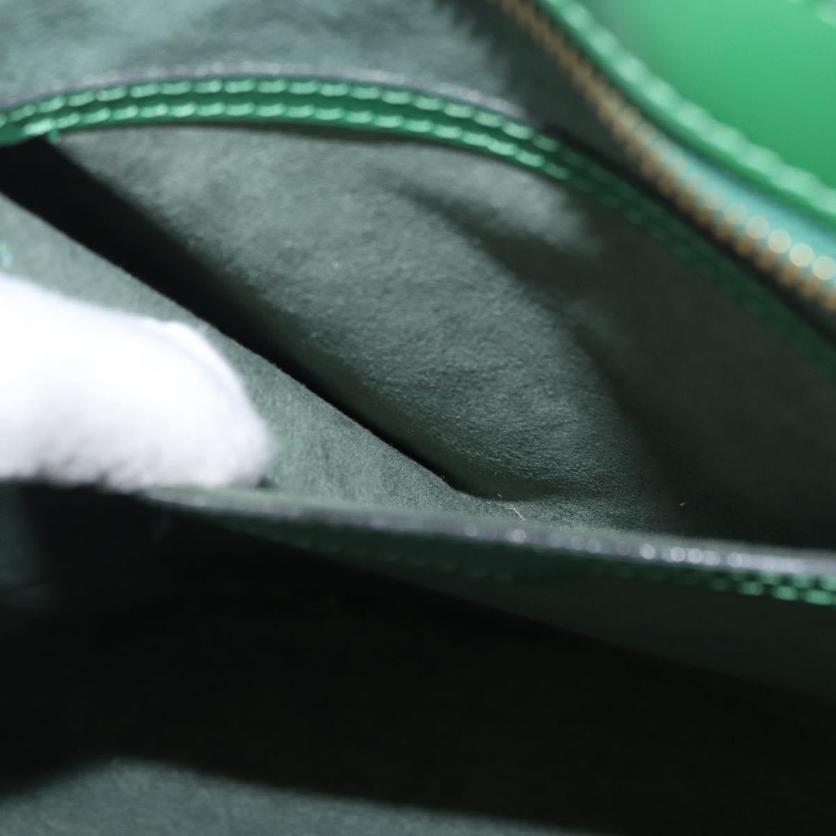 Louis Vuitton Saint Jacques Handbag Epi Leather, GREEN, EPI LEATHER, Handbag